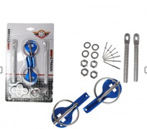 картинка Спортивные замки капота Epman, синие магазин  StreetTuning 