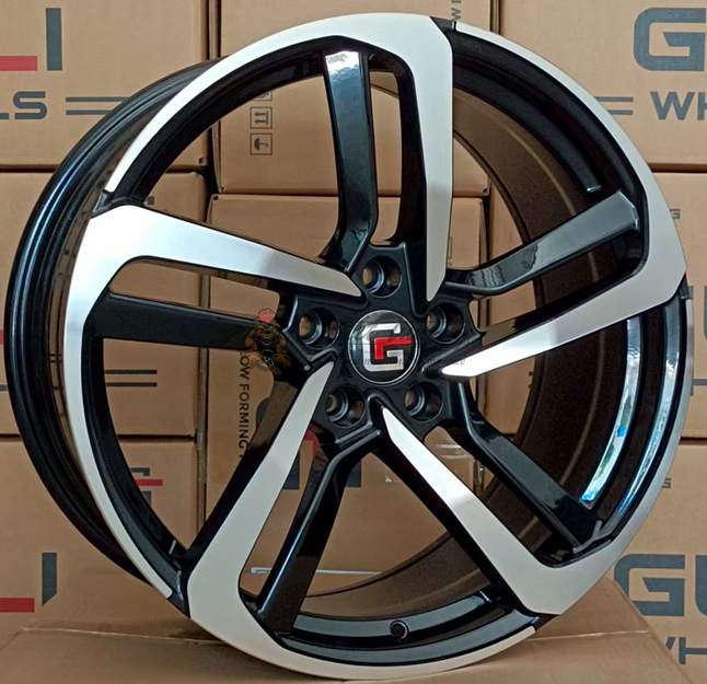 картинка Диски Legeartis Concept GL194 R19 J8,5 ET35 5X112 black+polished магазин  StreetTuning 