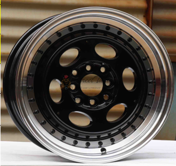 картинка Диски ROH Assault Style  R17 7J ET30 4X100/114.3 Black+Silver магазин  StreetTuning 