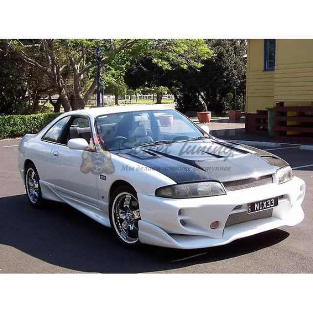 картинка Пороги "VeilSide" на Nissan Skyline R33 купе магазин  StreetTuning 