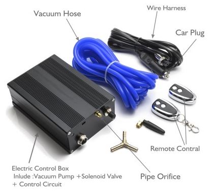 картинка Электрический вакуумный насос для вакуумных заслонок магазин  StreetTuning 