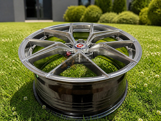 картинка Новые диски Hre GL449 Flow Forming R18 J8 ET35 5X114.3 Hyper Black магазин  StreetTuning 