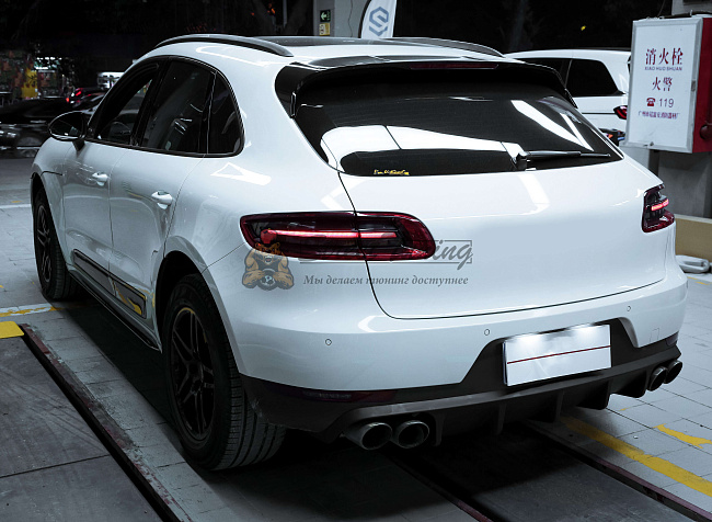 картинка Боковые юбки TechArt в сборе для Porsche Macan 95B.1/95B.2/95B.3 (2014+) магазин  StreetTuning 