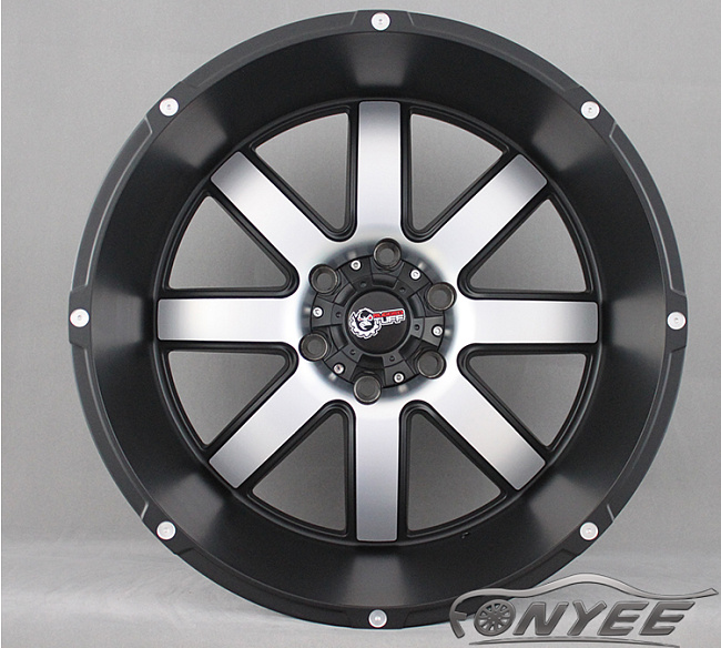 картинка Новые диски TUFF RuGGed RT888 R20 5X120 ET-44 J12 серебро + черный магазин  StreetTuning 