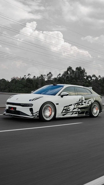 картинка Канарды на передний бампер для Zeekr 001 магазин  StreetTuning 